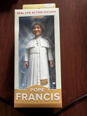 Pope Francis Action Figure Pope Leo Catholic History - Image 1 of 2