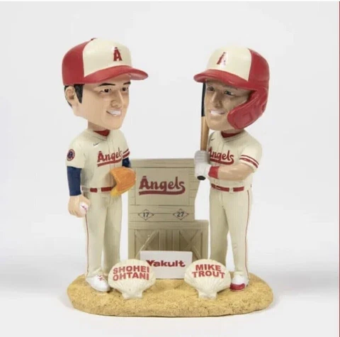 Shohei Ohtani Mike Trout 2023 Angels DUAL Bobblehead SGA Cover