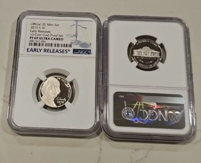 2019-S 5C • Jefferson Nickel •  Early Releases • NGC PF69 Ultra Cameo   - Image 1 of 4