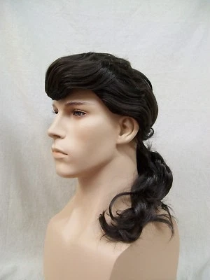 Marauder Pirate Wig Colonial Gaston LeGume Beast Prince Revolutionary Lady Belle - Image 1 of 4