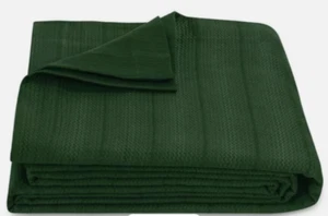 MATOUK~AUGUSTA~Coverlet~Bedspread~1 KING~GREEN~100% cotton~NWT~ - Picture 1 of 3