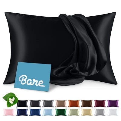 Bare Home 1 peça fronha de seda amoreira para cabelo e pele, 19 Momme Silk - Imagem 1 de 4