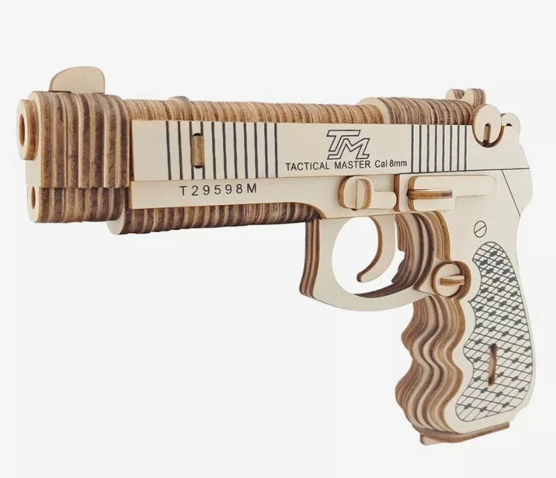 Beretta M92 3D Wooden Puzzle - Immagine 1 di 1