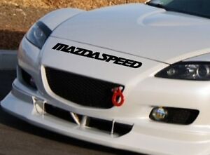 MAZDA SPEED 3 5 6 CX7 RX7 RX8 Mazdaspeed Racing Decal sticker emblem logo BLACK