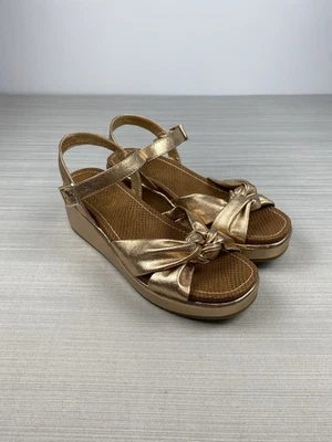 Sandalias de plataforma Circus By Sam Edelman "Stephanie" talla 7 1/2 oro rosa Foto 1 de 4