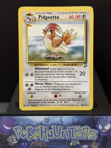 Pokemon Card Pidgeotto 28/130 Rare Non Holo Base Set 2 WOTC Played - Picture 1 of 2