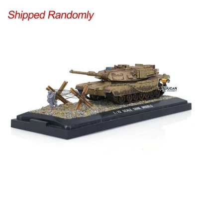 Henglong 1/72 Weathered Effect Plastic Static Abrams Tank M1A2 3918 W/O Radio - Image 1 of 4