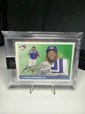 2022 Topps Transcendent #1955 Vladimir Guerrero Jr Patch 1/1 BLUE JAYS - Image 1 of 2