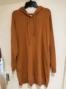 Hooded Long Sleeve Tshirt Dress - Picture 1 of 3
