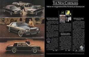 1982 Chrysler: We've Re Engineered the American Luxury Car Vintage Print Ad - Picture 1 of 1