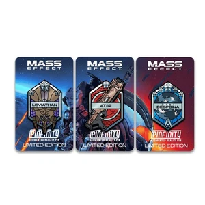 Pinfinity 630128121488 Limited Edition Mass Effect Leviathan AR 3 PIN Set - Zdjęcie 1 z 3