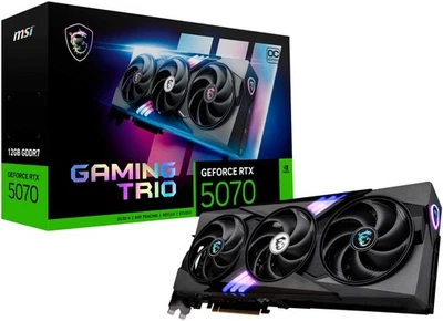 MSI - NVIDIA GeForce RTX 5070 12G GAMING TRIO OC 12GB GDDR7 - Image 1 of 4