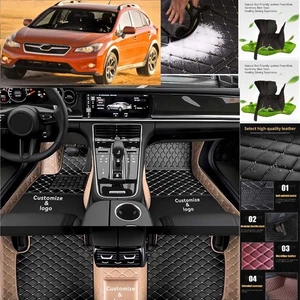 For Subaru XV Crosstrek Car Floor Mats Custom Luxury Waterproof Auto Liners - Imagen 1 de 28