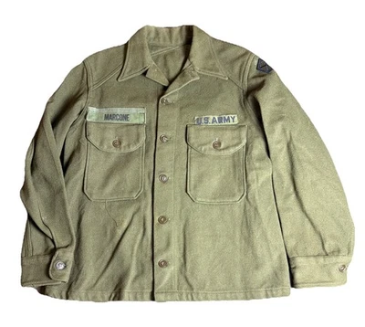 Chaqueta De Colección Ejército de los Estados Unidos V Cuerpo (5º Cuerpo) Lana Original Talla L Ver Fotos Foto 1 de 4