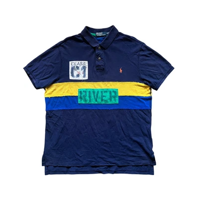 Vtg Polo Ralph Lauren Class C1 River Rafting Polo Shirt XL Preppy Outdoor Sporty - Image 1 of 4