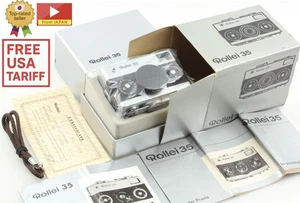 Meter Works [Almost Unused in Box] Rollei 35 Silver 35mm Film Camera From JAPAN - Picture 1 of 21