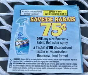 Bounce Advertising , Coupon , New 1980 - Picture 1 of 3