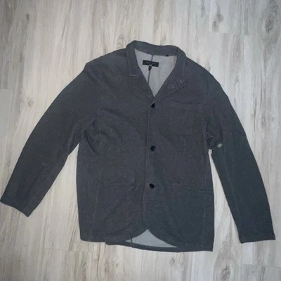Rag & Bone Blazer Relaxed Grey Jacket Deconstructed Men Sz XLT Cotton - Image 1 of 4