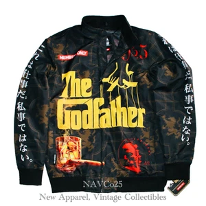 The Godfather Men's Size S Full-Zip Mesh-Lined Light Jacket Wind-Water Resistant - Picture 1 of 4