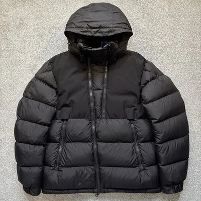 Moncler Laveda Black Puffer Jacket Size 4 L/XL 100% Authentic — 第 1/4 张图片