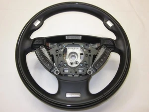 Rare Individual E65 E66 7 Series Bmw Kuroki Wood 3-Spoke Steering Handle Q-3887 - Picture 1 of 7