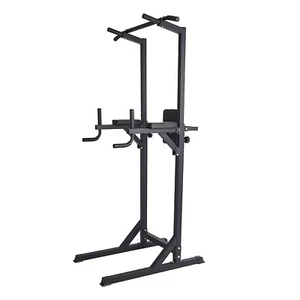 Heavy Duty Adjustable Power Tower Multi-Function Strength Training Dip Station - Picture 1 of 8