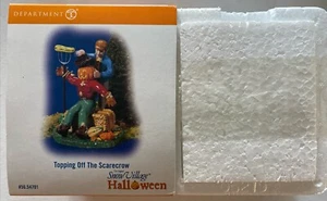 Dept. 56 Snow Village Halloween Topping Off The Scarecrow Sealed - Picture 1 of 3