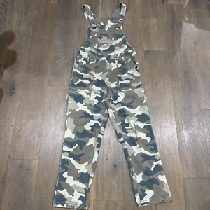 Anthropologie Carter Utility Overalls Camouflage Size 2 S/XS - Picture 1 of 11
