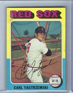 1975 Topps Carl Yastrzemski #280 Boston Red Sox HOF - Picture 1 of 2