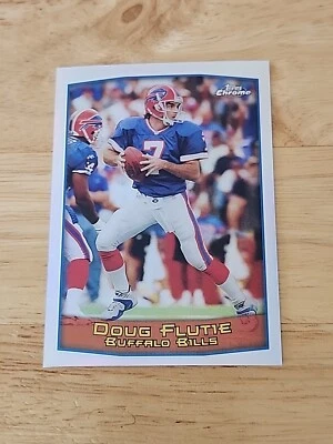 1999 Topps Chrome Refractor Doug Flutie #20 Buffalo Bills $$$ - Image 1 of 2