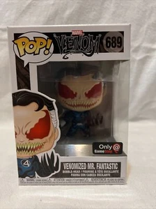 Figura de vinilo metálico G5 Funko Pop Marvel Gamestop VENOMZED MR FANTASTIC 689 - Imagen 1 de 5