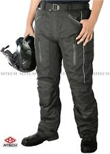 MTECH Motorcycle Cordura Textile Pants Water Proof CE Armoured Pants Trouser