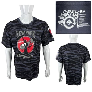 LRG Lifted Research Group Mens Large Shirt Gray Premium Fit New York Conquerors - Picture 1 of 9