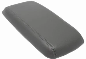 Fits 05-09 Chevrolet Equinox Gray Real Leather Center Console Lid Armrest Cover - Bild 1 von 4