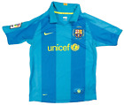 Maillot FC Barcelone NIKE 2007 Away taille Grand Jeunesse Unicef Campnou Soccer Football