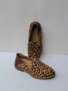 Hush Puppies Women's Bailey Slip On Loafer Calf hair Leather Upper Shoes Sz-5.5 - Picture 1 of 9