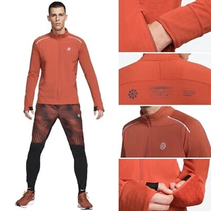 NUEVA CON ETIQUETAS Chaqueta para correr híbrida reflectante con cremallera completa Nike Element CJ5680 808 S RARA - Imagen 1 de 11