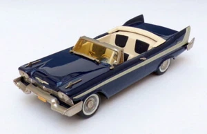 Western 1/43 Scale Model Car WMS51X - 1958 Plymouth Belvedere - Blue - Picture 1 of 4
