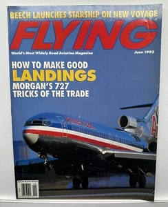 Flying Magazine June 1993 How to make good landings 727 - Imagen 1 de 1