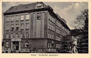 ČESKÁ Rep. Czech Rep. - PLZEŇ Pilsen - Obchodni akademie - Picture 1 of 2