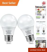LOHAS Waterproof Fridge Light Bulb - Daylight 5000K LED - Energy Saving - 2 Pack