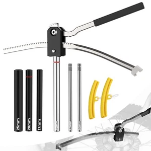 Dirt Bike Tire Changing Tool Kit,16" to 21" Wheels -15/17/20/25mm Axles,Silver - Picture 1 of 6