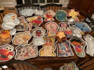 Vintage Wilton Cake Pan Pans: YOU PICK: Star Wars, Power Rangers, Barbie, Disney - Picture 1 of 77