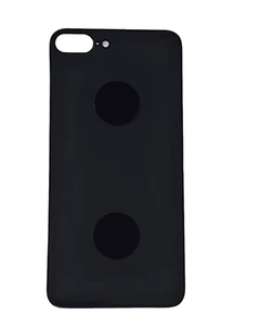 Tapa trasera para Apple iPhone 8 plus / tapa de batería / trasera / cristal trasero negro - Imagen 1 de 2