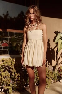 274315 Free People FP Beach Free-Est Asia Convertible Mini Falda Tubo Vestido XS - Imagen 1 de 9