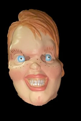 CHILD'S PLAY 2 Chucky Adult Halloween Horror Mask EUC SCARY Creepy - Image 1 of 2