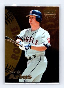1996 Pinnacle Zenith George Arias  #107 California Angels Baseball Base Rookie