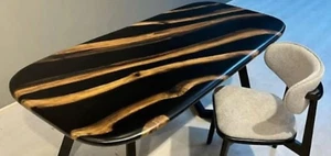 60" x 30" Epoxy Table Top, epoxy Dining Table Top Stunning Resin Centerpiece - Picture 1 of 6