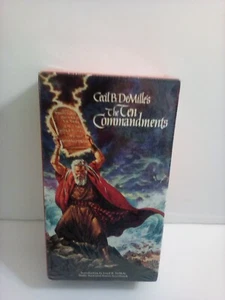 The Ten Commandments - Factory Sealed (VHS, 1990) Free Shipping! - Picture 1 of 4