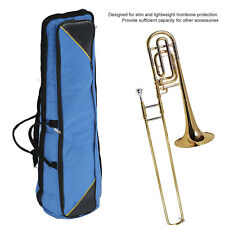 (Niebieski) Puzon Gig Bag Przenośne torby puzonowe długość 87cm do puzonu tenorowego